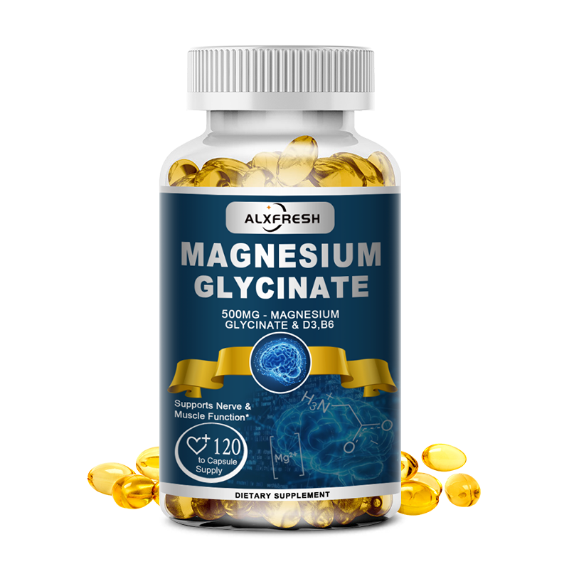 Nutrition Zinc - Magnesium Glycinate Capsules 500mg with Zinc,Vitamin