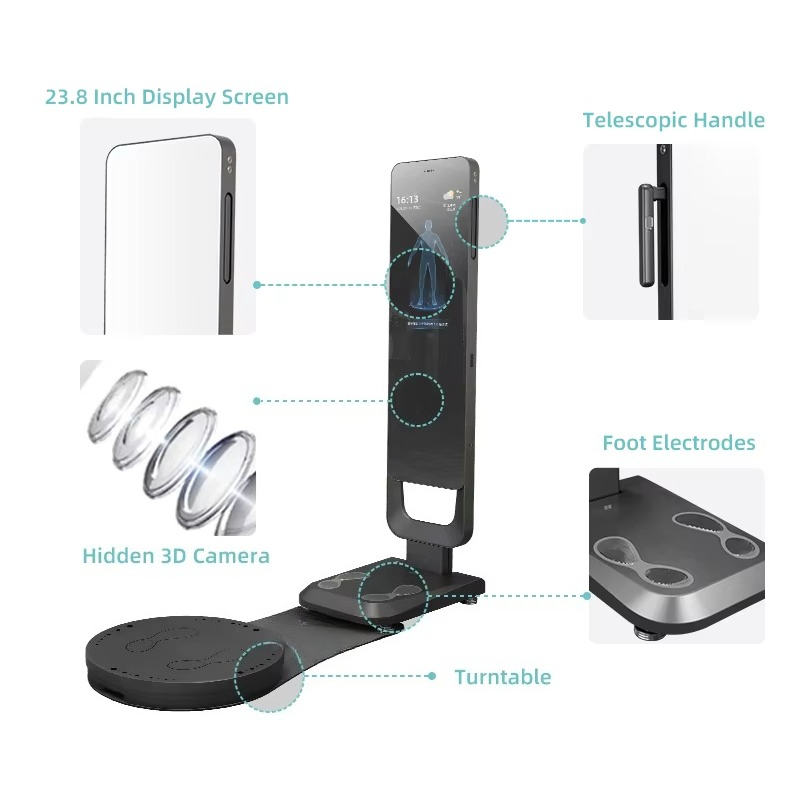 Nutrition Of Fitness - Smart Fitness Mirror Body Scanner Nutrition