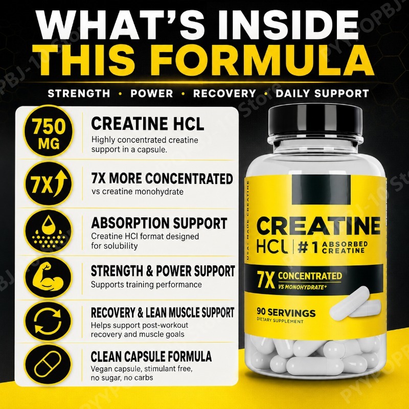 Creatine HCl 750mg 90 Capsules - Nutrition Of Fitness ulasan dan harga