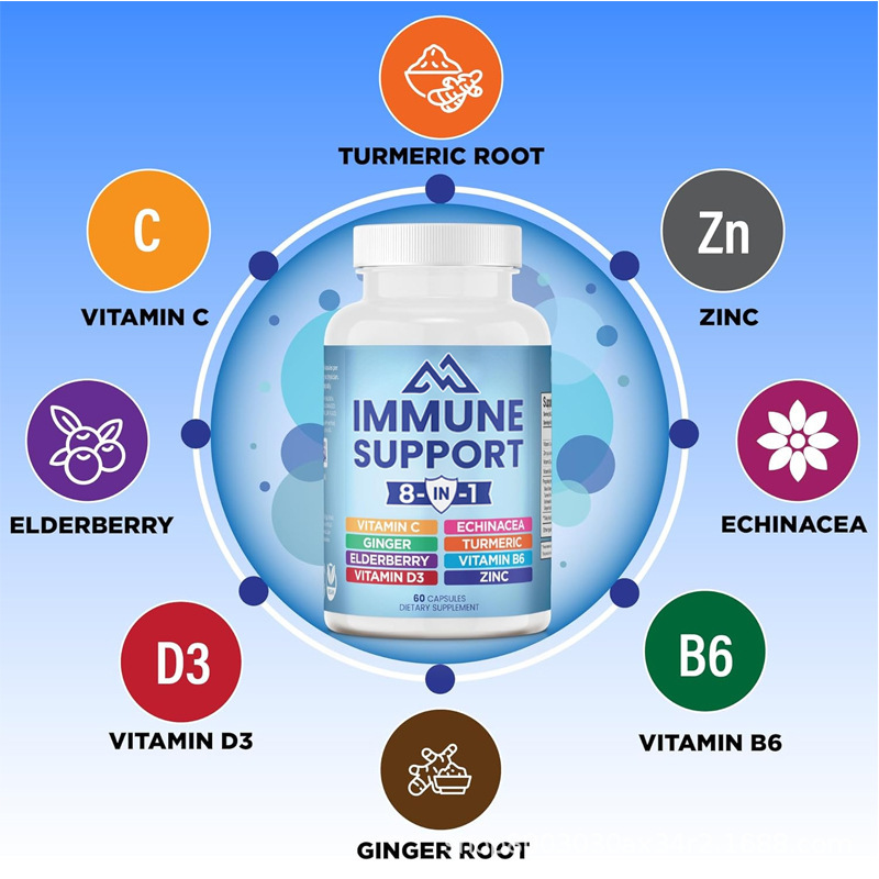 8-in-1 immune support capsule  - Nutrition Zinc ulasan dan harga