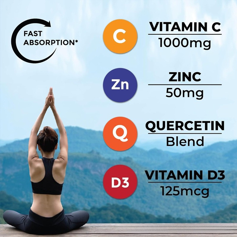 8-in-1 immune support capsule  - Nutrition Zinc ulasan dan harga