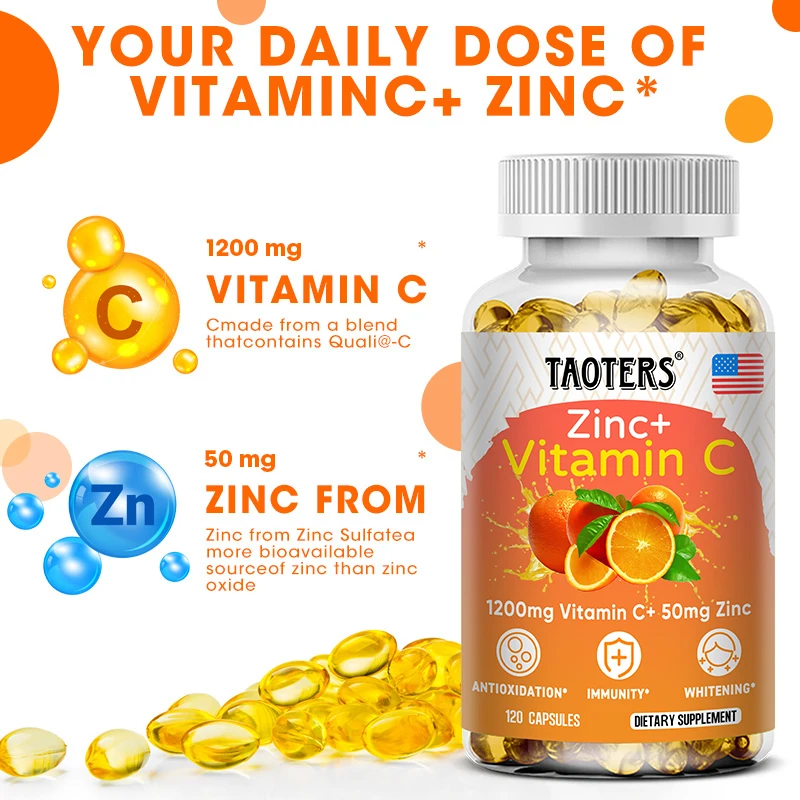 Taoters Vitamin C + Zinc Suppl - Nutrition Zinc ulasan dan harga
