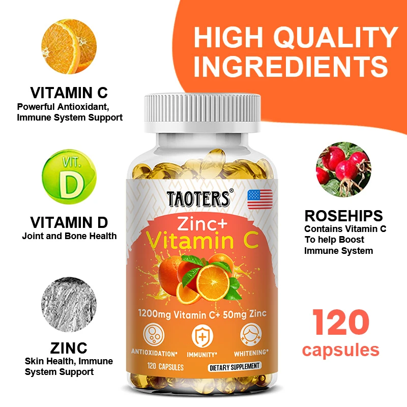 Taoters Vitamin C + Zinc Suppl - Nutrition Zinc ulasan dan harga