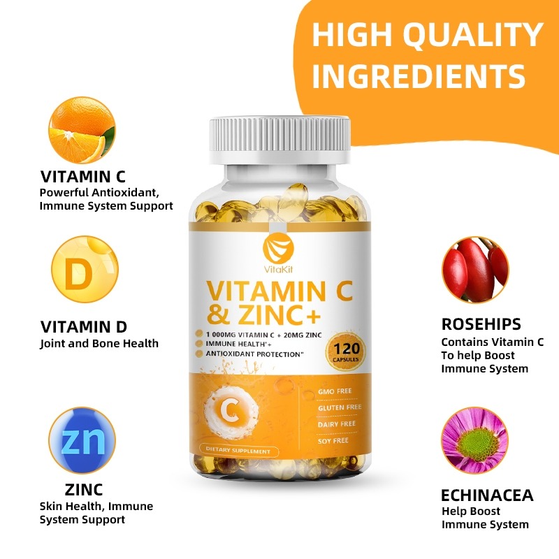 Vitakit Vitamin C 1000mg with  - Nutrition Zinc ulasan dan harga
