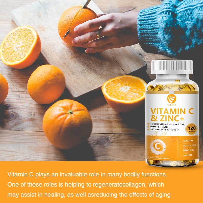 Vitakit Vitamin C 1000mg with  - Nutrition Zinc ulasan dan harga