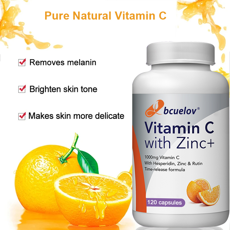 Organic Vitamin C + Zinc Capsu - Nutrition Zinc ulasan dan harga