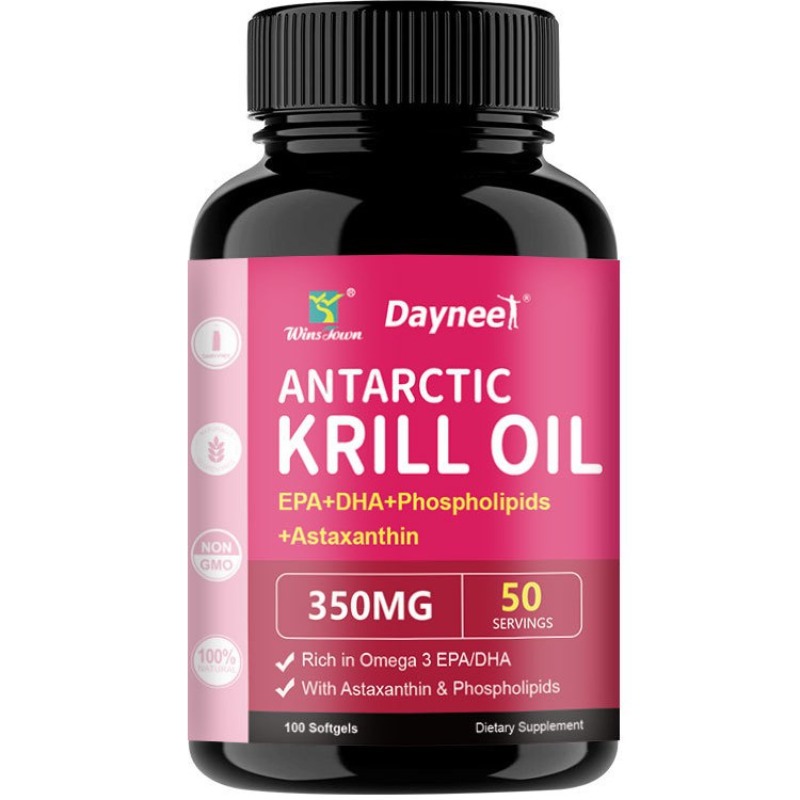 Krill oil soft capsules supple - Nutrition Of Fitness ulasan dan harga