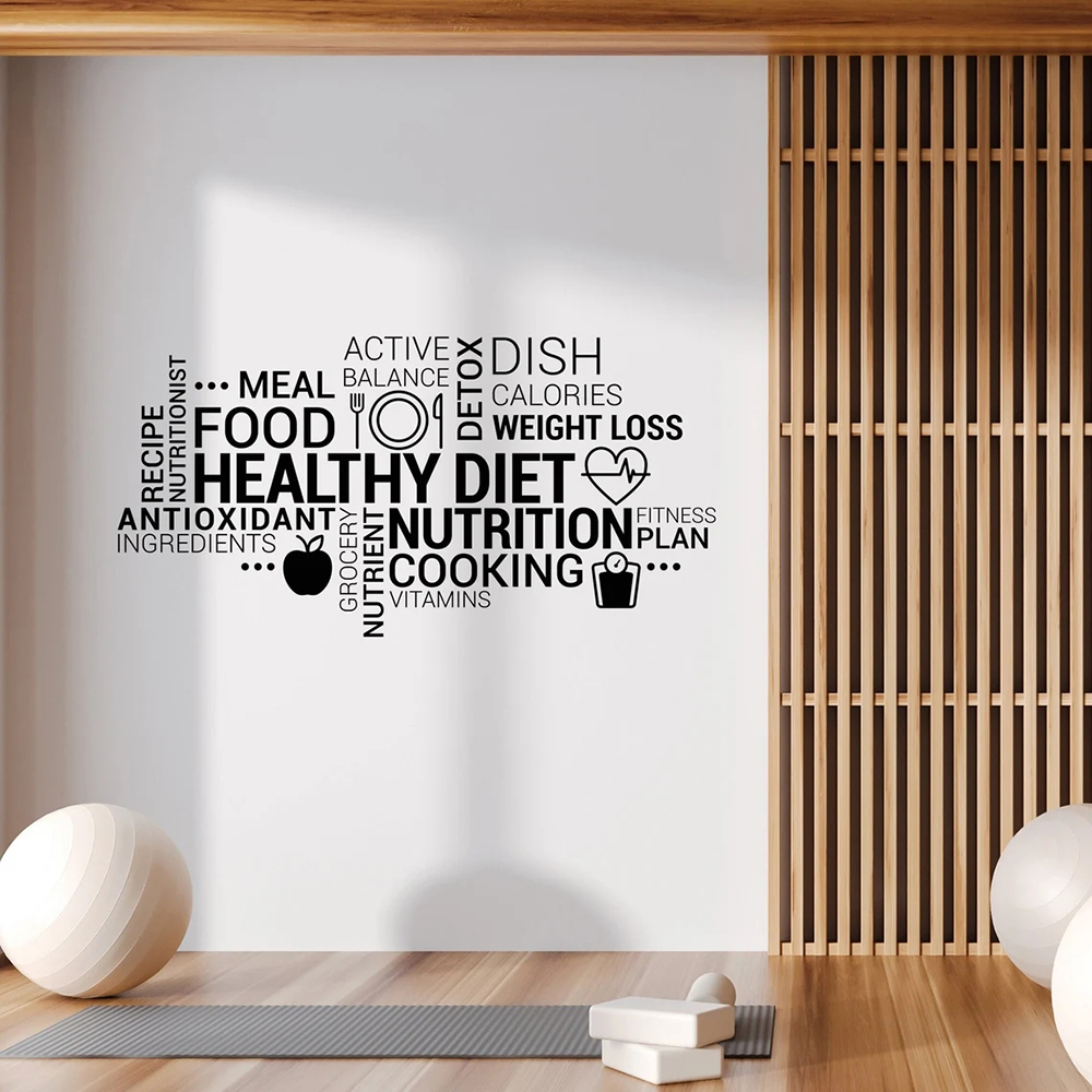 Inspiring Healthy Eating Vinyl - Nutrition Fitness And Health ulasan dan harga